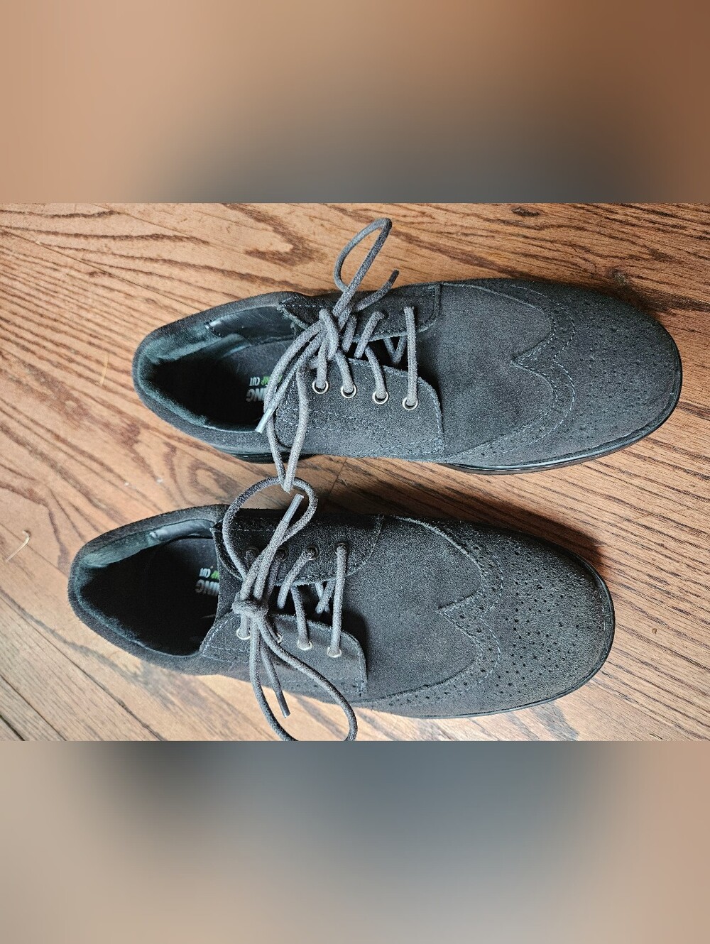 Nike Men’s Charcoal Suede Lace-Up Sneakers